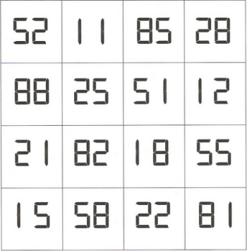 Chris Wardle's Reflections Magic Square